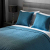 Cobalt Blue Crompton Quilted Throws and Bed Runners