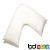 Ivory 200 Count Polycotton Percale V Shape Orthopaedic Pillowcase