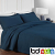 Padstow Denim Blue Cotton Bedspreads
