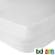 White 122CM x 200CM Polycotton Percale 15" Deep Fitted Sheets