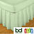 Green Easy Fit Frilled Valances