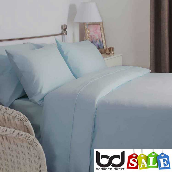 Blue Brushed Cotton Bedding