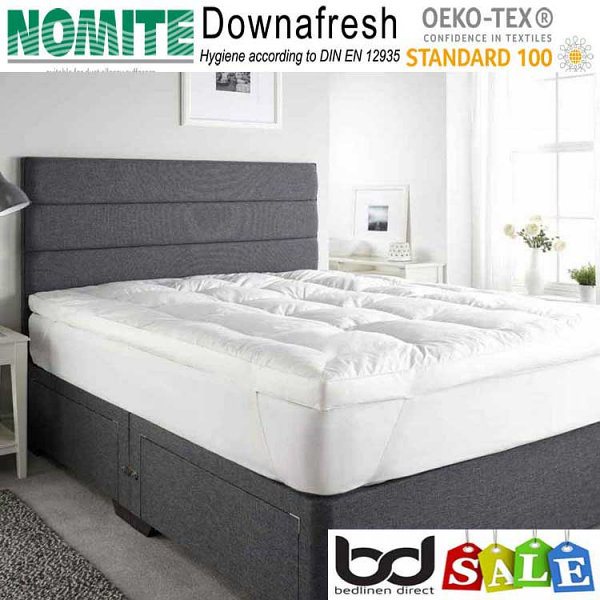 85% Goose Down Dual Layer Mattress Toppers
