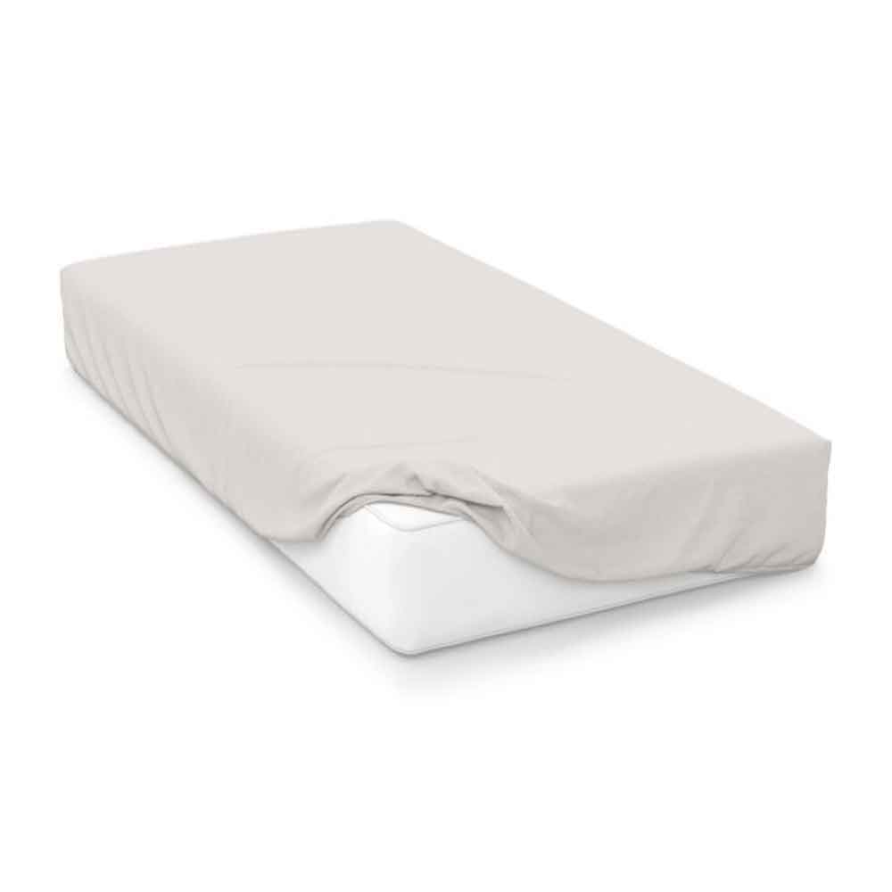 450 Thread Count Pima Cotton Deep Emperor 7ft Fitted Sheet in Ivory 38cm Deep 