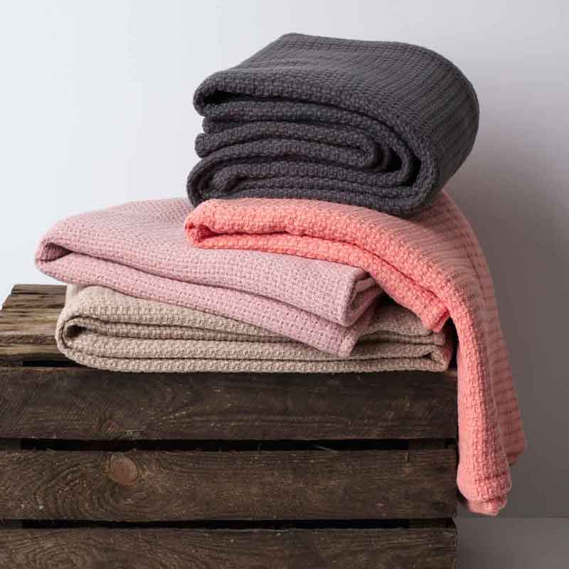 Cotton Waffle Throws
