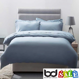Storm Blue 200 Thread Count Egyptian Cotton Bedding