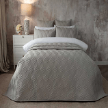 Lisbon Soft Grey Bedspreads